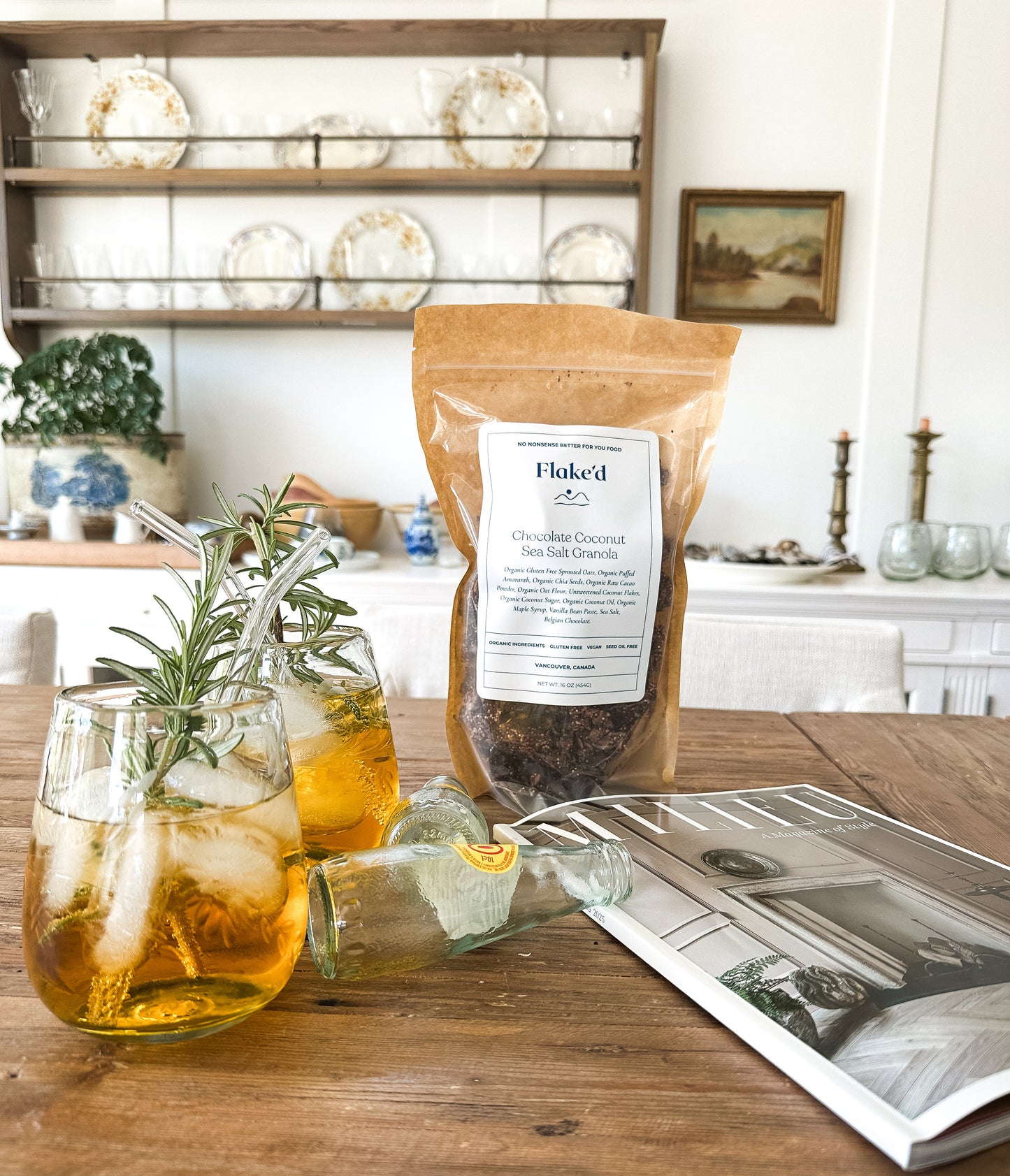 Chocolate Coconut Sea Salt Granola