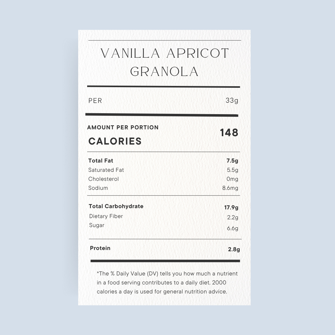 Vanilla Apricot Granola