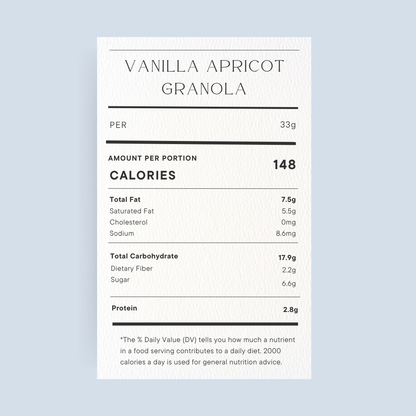 Vanilla Apricot Granola