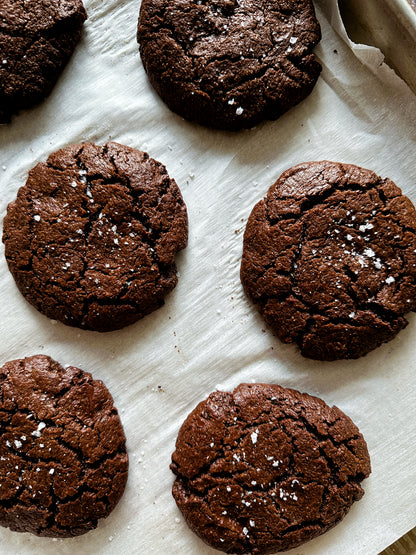 Double Chocolate Chunk Cookies